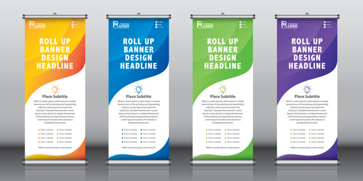 Roll-up, banner və stendlər